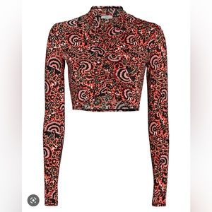 A.L.C Anne floral jersey blouse. New with tags!